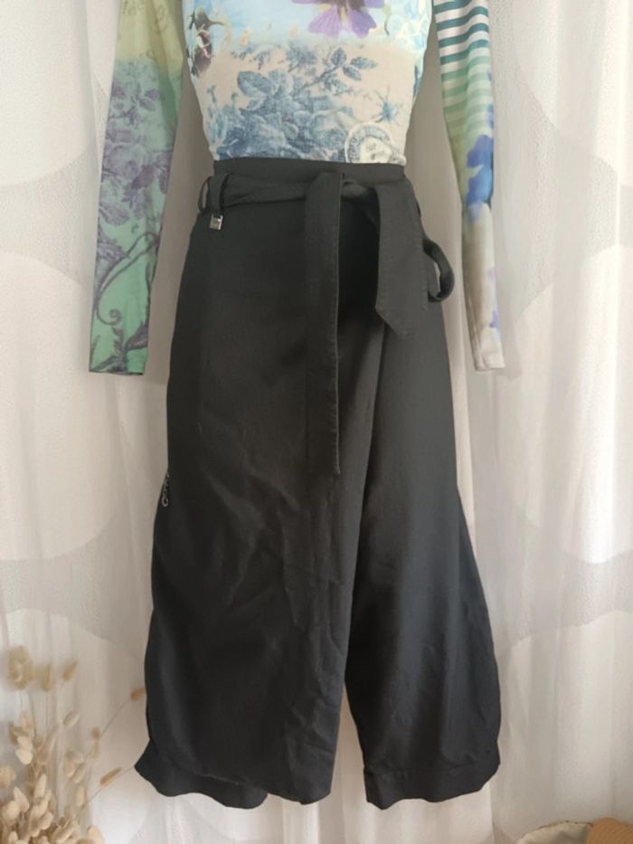 Cop Copine | pantalon portefeuille capri | t. 38 - photo numéro 2