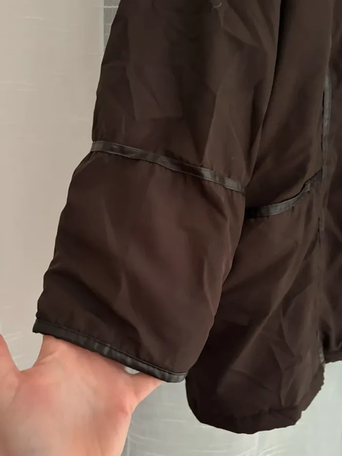 Manteau marron foncé - photo numéro 2