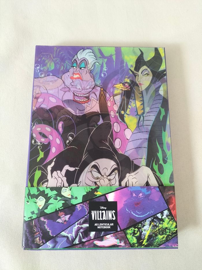💜 Notebook lenticulaire Villains - Disney - Neuf 💜