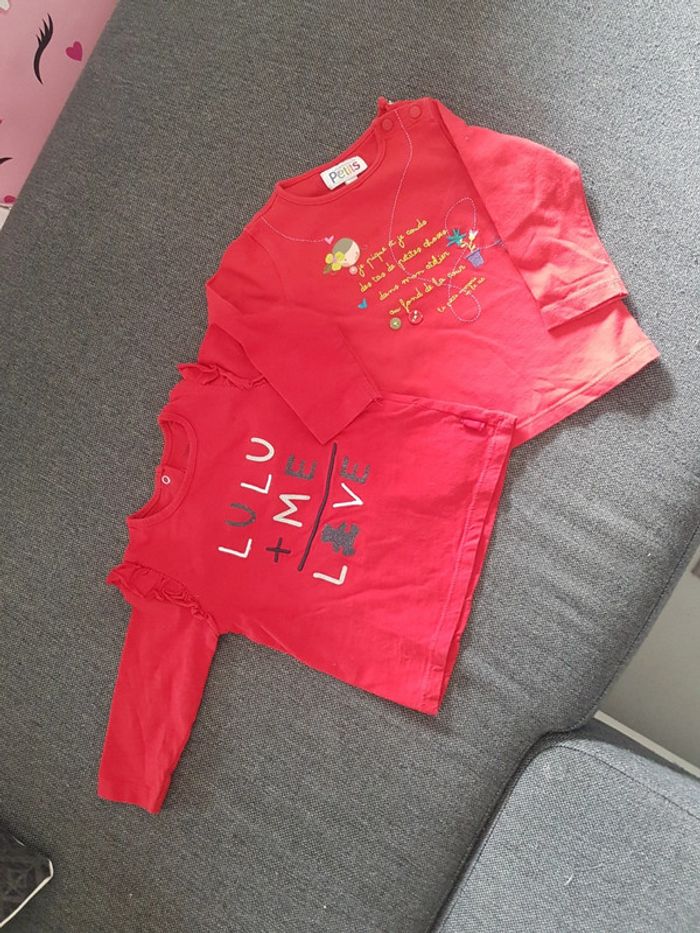 Tee-shirt manche longue fille