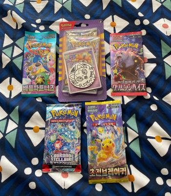 Carte pokemon lot de booster