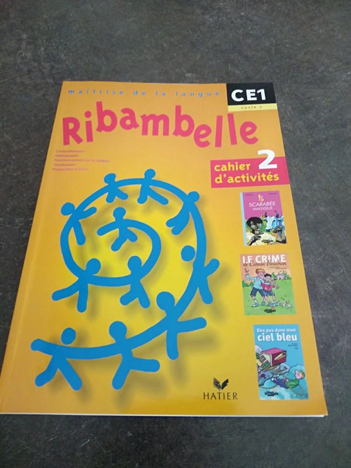 Lot de 2 livres Ribambelle CE1