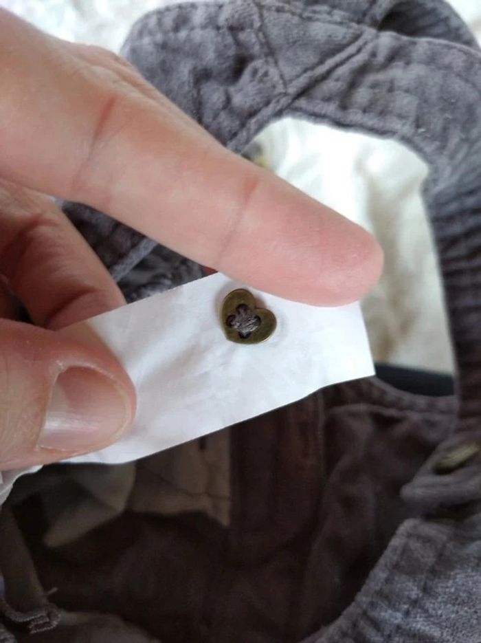 Salopette velours Fille 3 mois Cœur Tape à l'œil - photo numéro 11