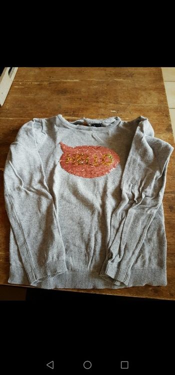 Pull avec sequins