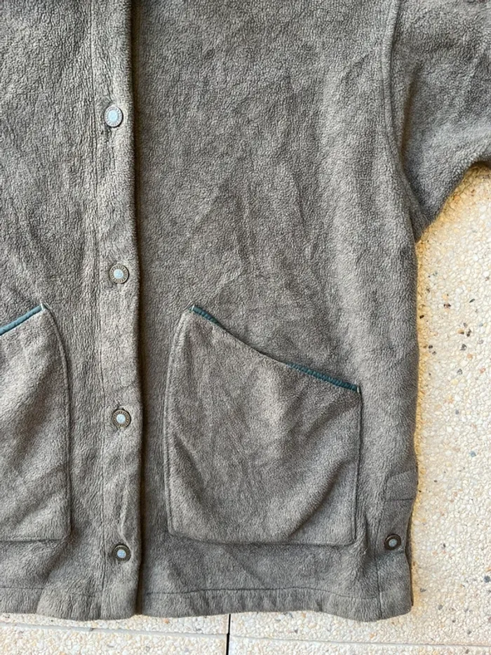 Veste polaire Patagonia Vintage "Made in USA" - Marron/Gris - Taille L - photo numéro 6