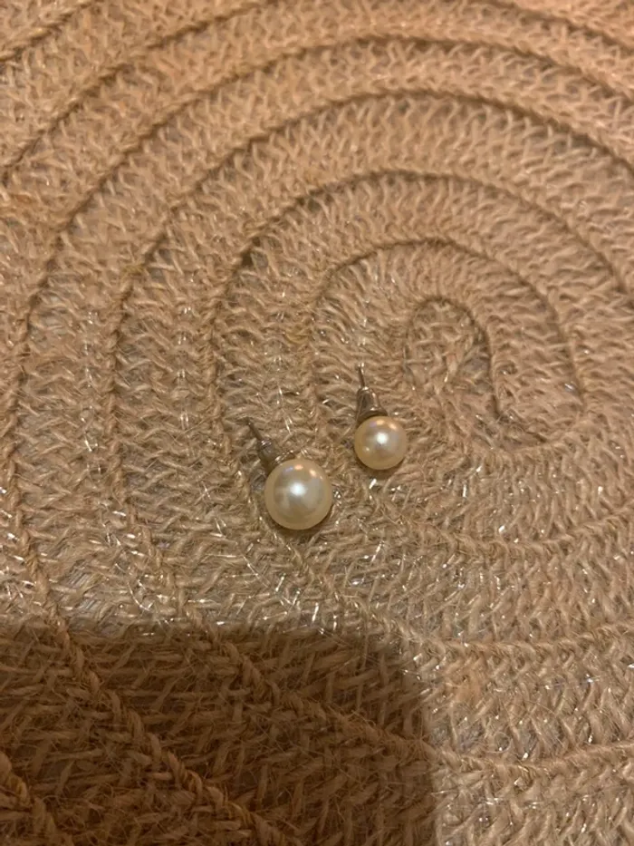 Boucles d’oreilles perle - photo numéro 3