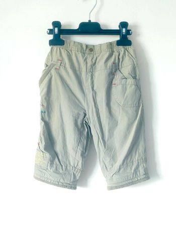 Pantalon bermuda vert clair  Tissaia