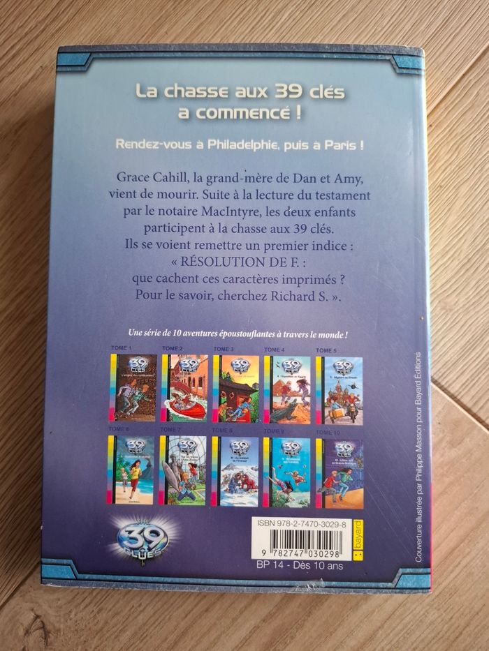 Livre Les 39 clés L'énigme des catacombes en très bon état - photo numéro 2