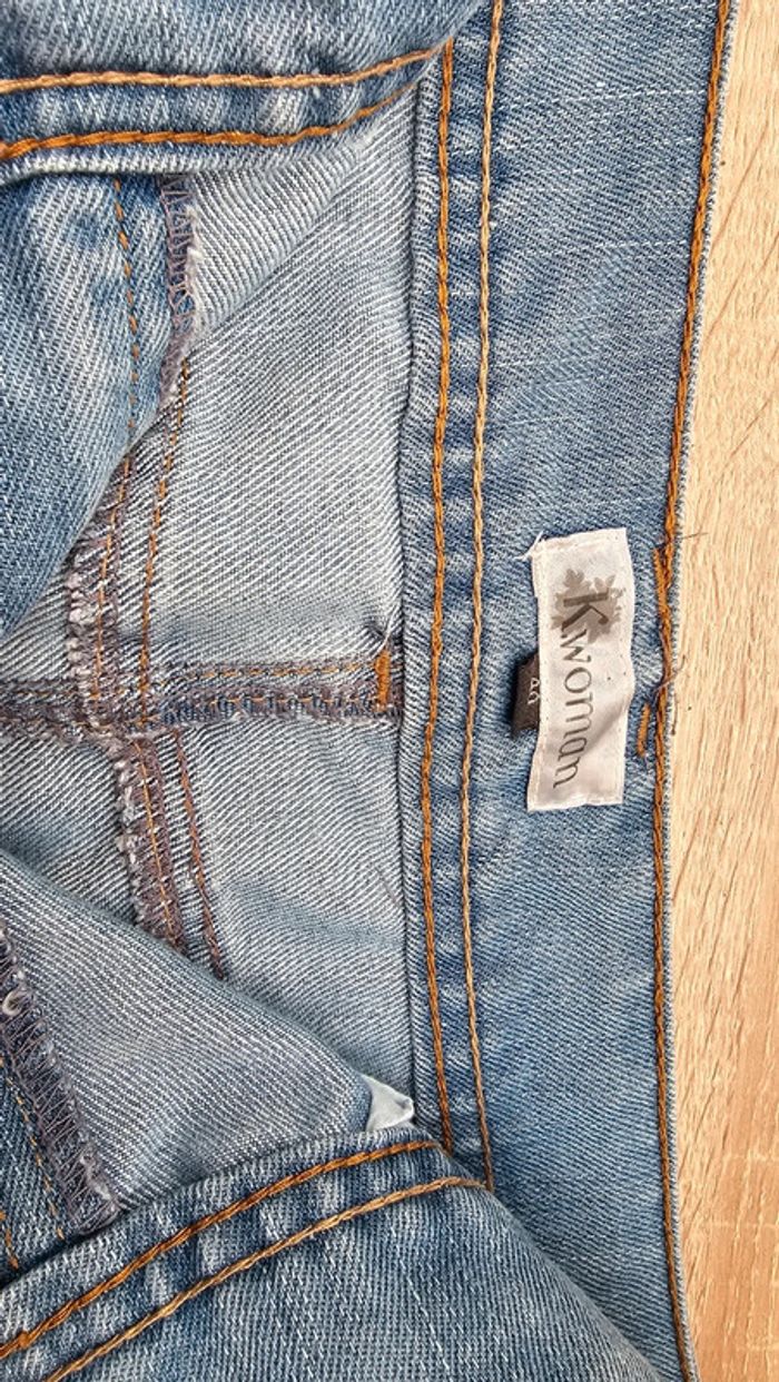 Jupe courte en jean taille 40 - photo numéro 4