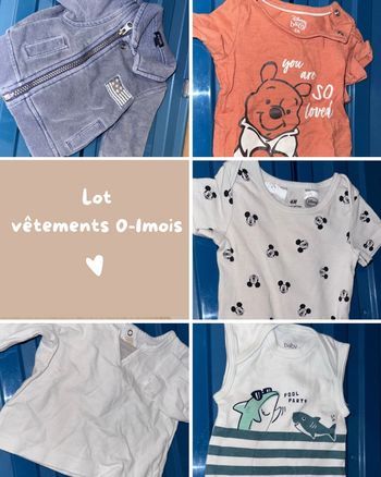 Lot vêtement 0-1mois