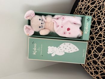 Kaloo Doudou Souris Jolie Marguerite Carré Douceur