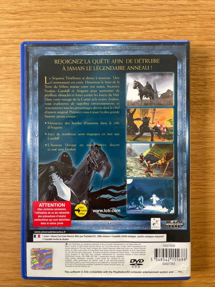 Jeu PlayStation 2 Le seigneur des anneaux - photo numéro 2