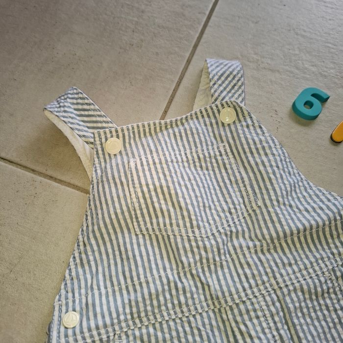 Salopette short Petit Bateau 6 mois - photo numéro 2