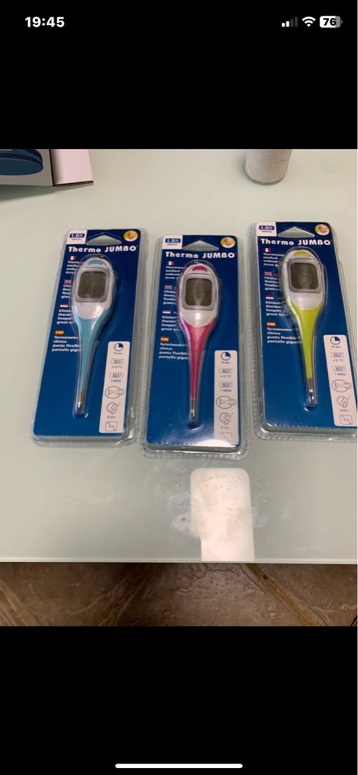 Thermomètre jumbo LBS flexible - photo numéro 1