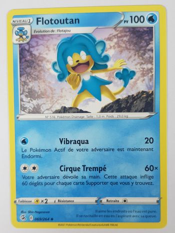 Carte Pokemon Flotoutan 069/264 ◆ Poing de Fusion FR ©