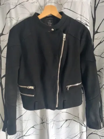 Blouson veste noire femme Zara taille L