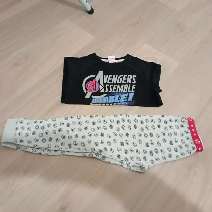 Pyjama Avengers demi saison 5-6 ans - photo numéro 2