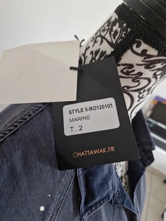 Robe style jean Chattawak Taille2 neuve - photo numéro 2