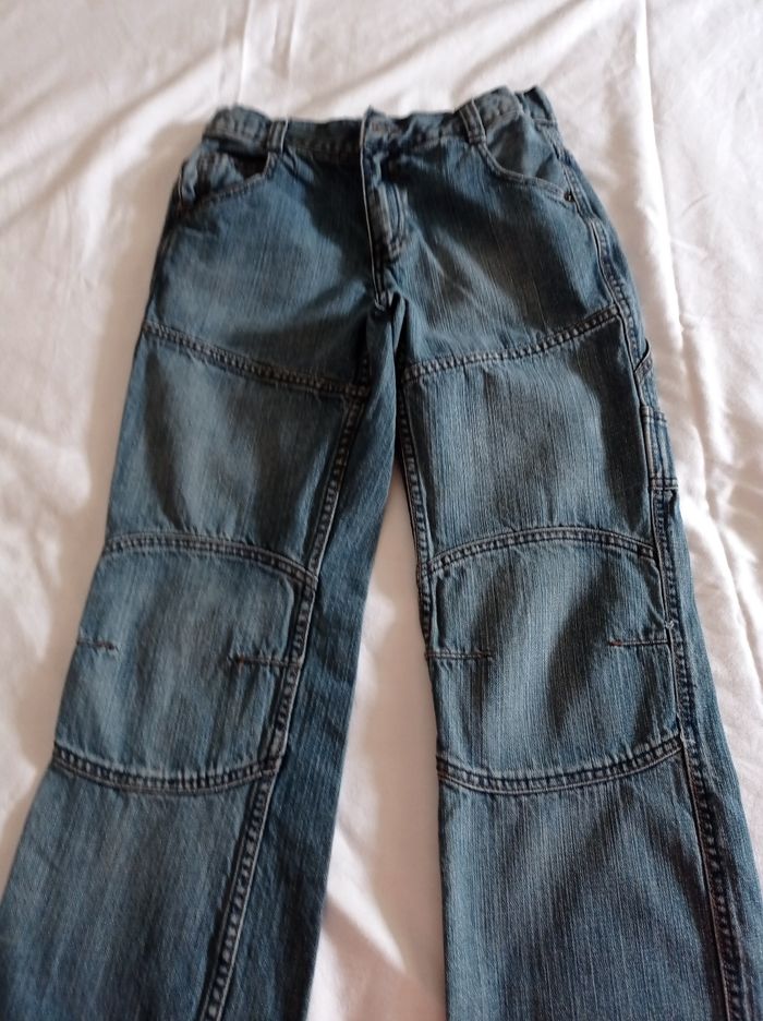 Marque relax taille 12 ans Jean bleu ciel 100 % coton avec poche devant derrière sur le côté voir photos - photo numéro 9