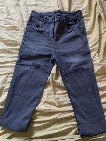 Jean fille taille 12 ans Kiabi skinny fit gris neuf