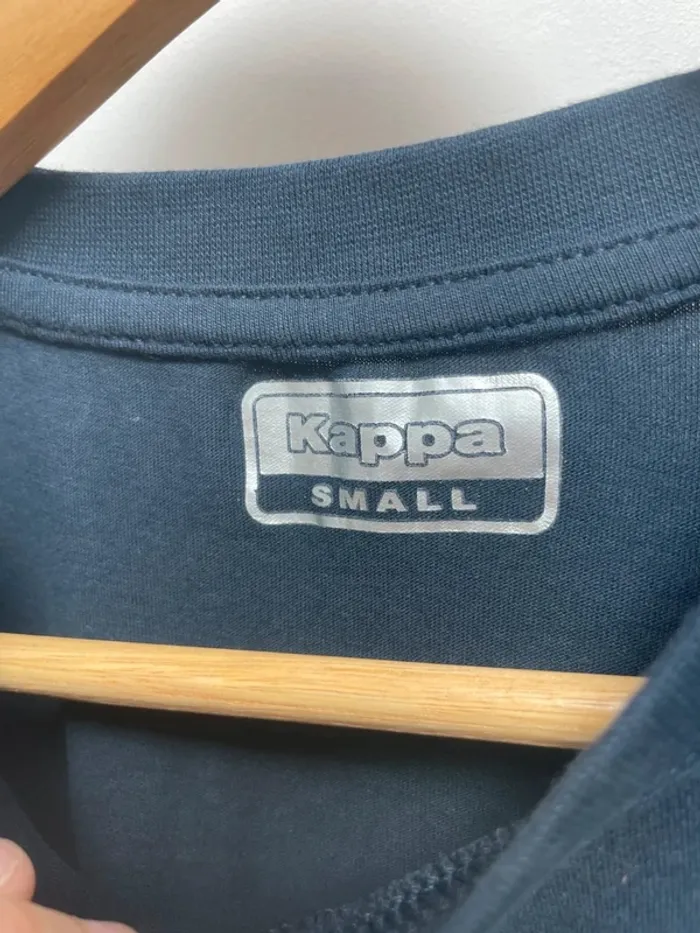 T-shirt Kappa navy blue mens Size Small - photo numéro 3