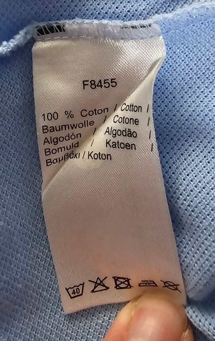 Polo Lacoste bleu/violet 3XL - photo numéro 8