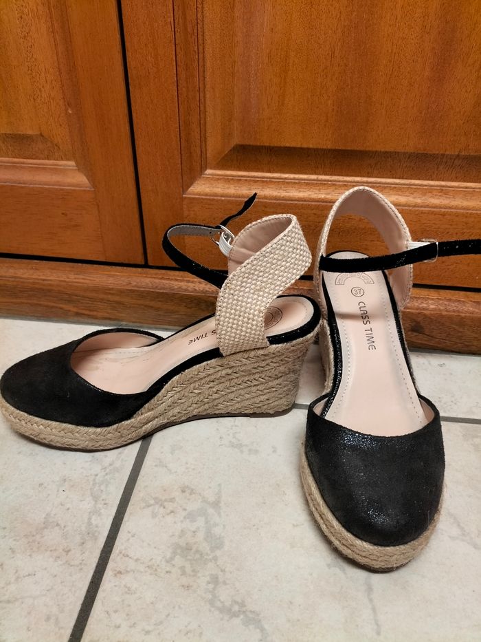 Chaussures talon 8 cm, corde, - photo numéro 2