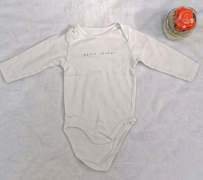 Lot de 5 bodies manche longues 12 mois - photo numéro 6