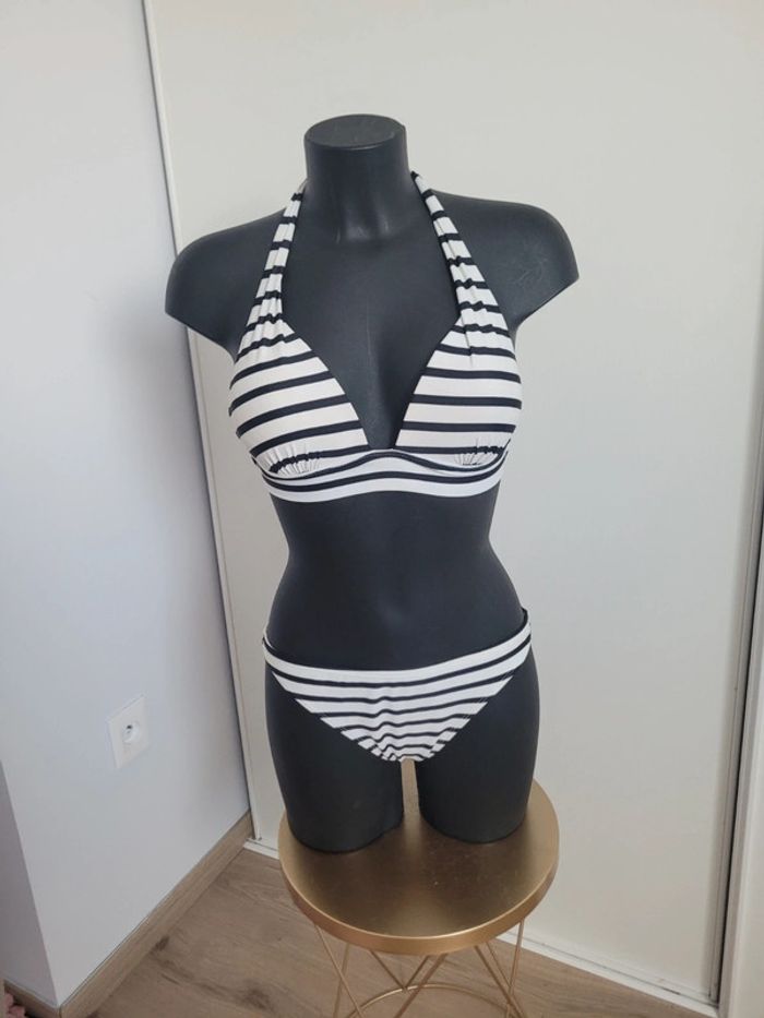 Maillot de bain rayures