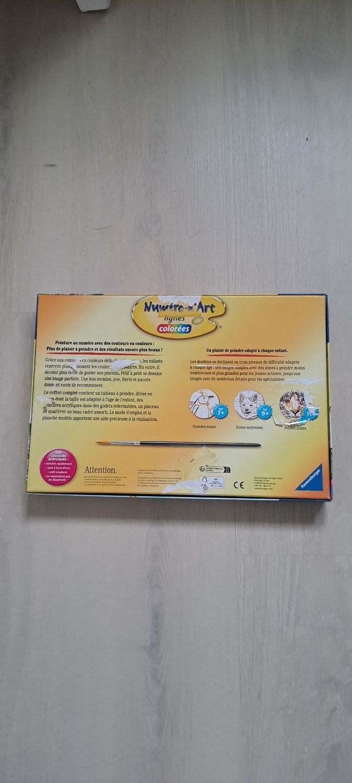 Numéro d'art lignes colorées - photo numéro 2