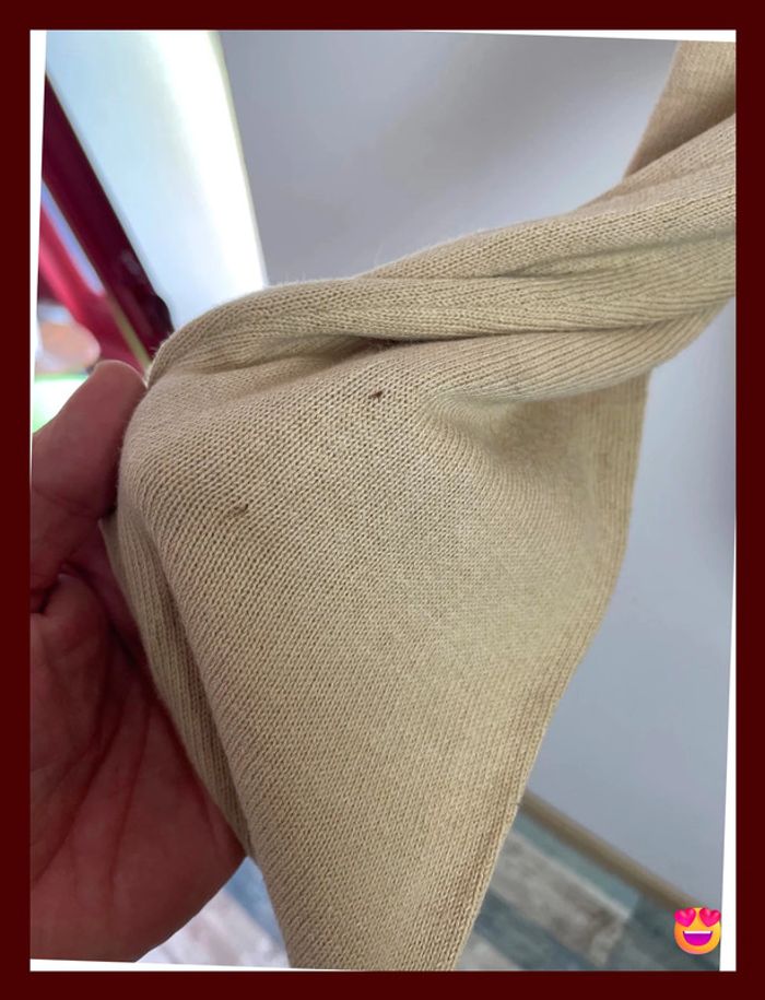 👕 Pull Dockers – Taille L – Beige – 100 % coton – Homme - photo numéro 6