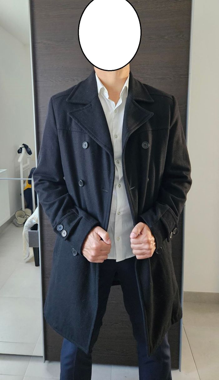 Manteau long noir Kiabi - photo numéro 3