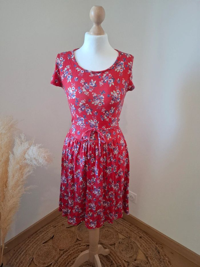 Roeb rouge/rose Fleurie New Look taille XS 34 - photo numéro 2