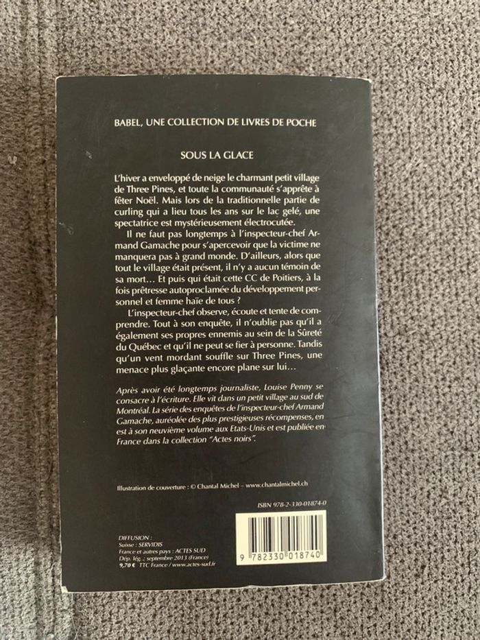 Livre sous la glace Louise Penny - photo numéro 2