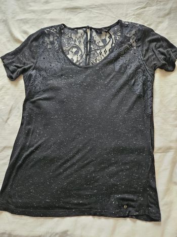 Tee-shirt à dentelle kaporal