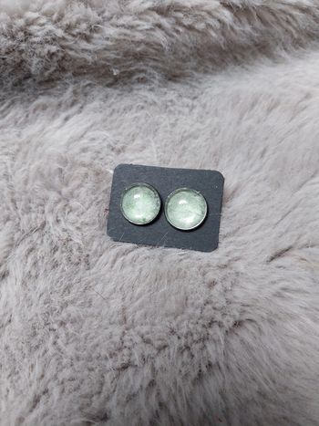 Boucles d'oreilles fleurs séchées