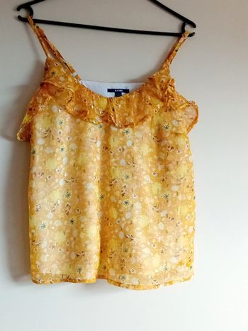 Débardeur Jaune Taille S