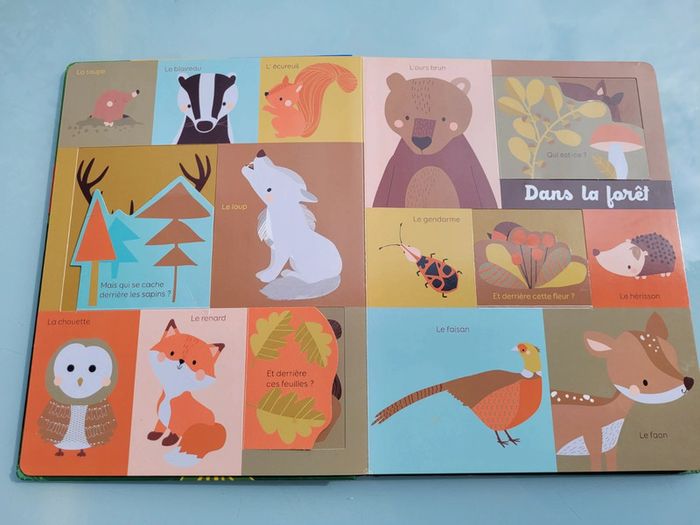 Grand livre à flaps 🦍 Mon Bel Imagier 🦜 Les animaux 🐆 73 - photo numéro 3