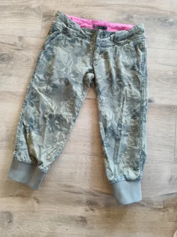 Superbe pantacourt Rip curl kaki et rose 34