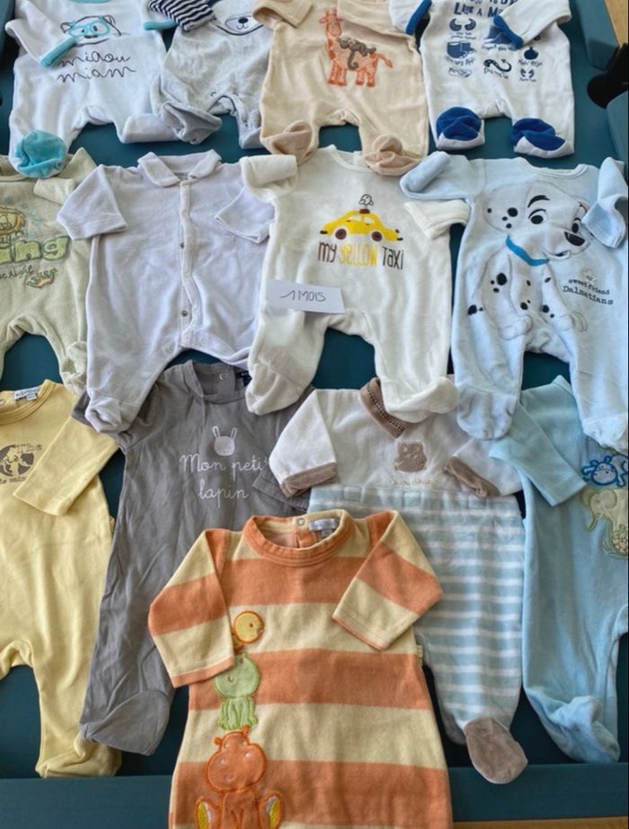 Lot de vêtements bébé garçon 1 mois - photo numéro 3