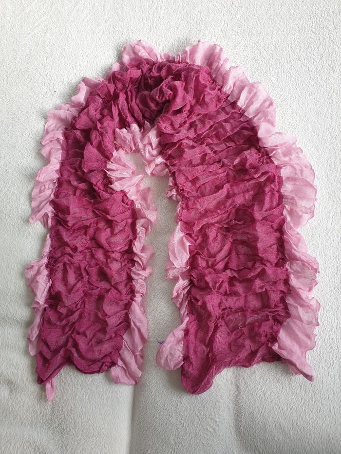 Echarpe foulard rose