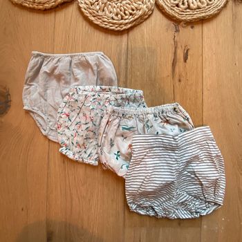 Lot de 4 bloomers 3 mois