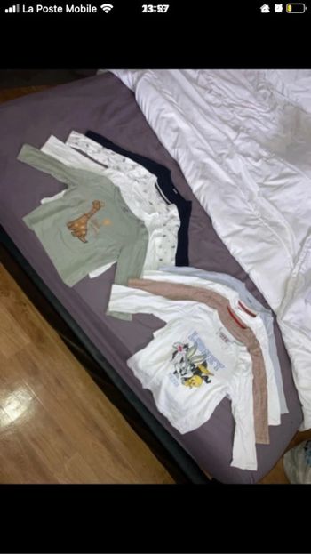 Lot de 8 t-shirt manche longue