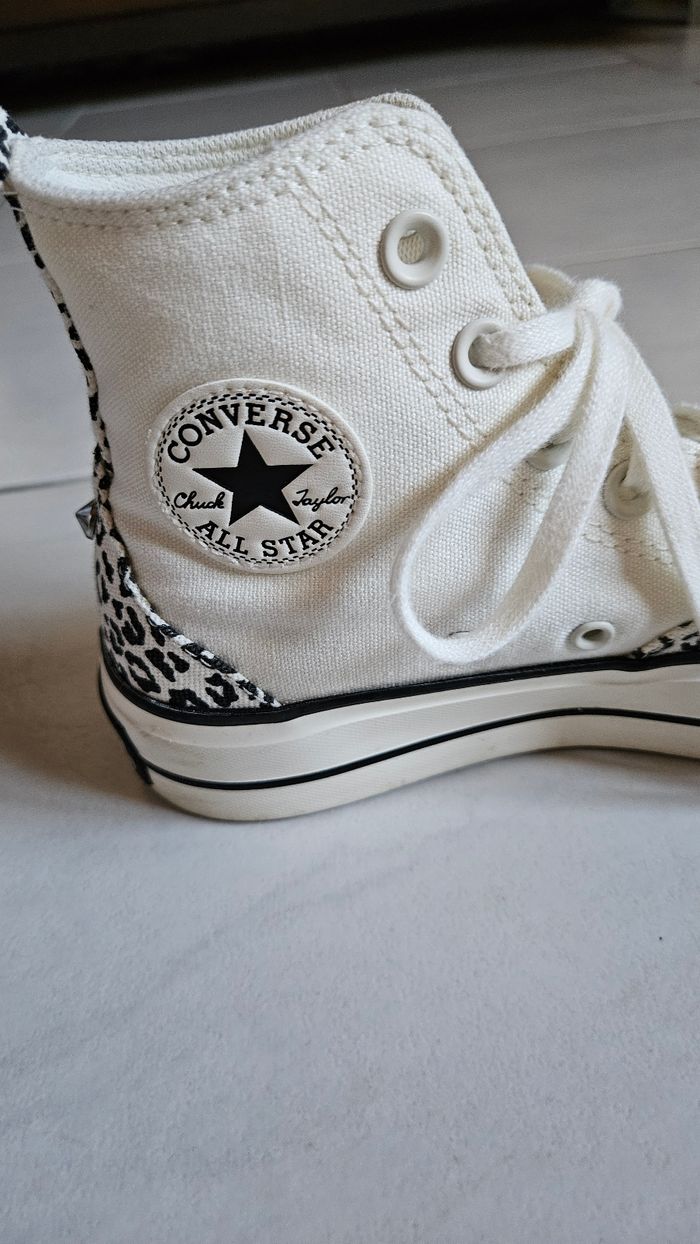 Converse plate-forme édition limitée léopard - photo numéro 3