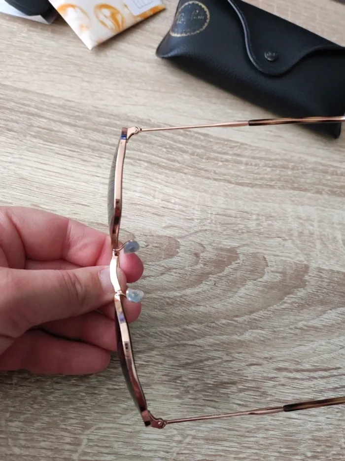 Lunette solaire ray-ban rose gold - photo numéro 5