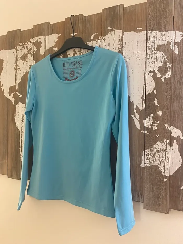 T-shirt Blu Deise Taille S - photo numéro 3