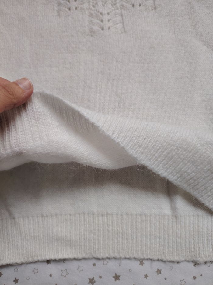 Pull blanc - photo numéro 3
