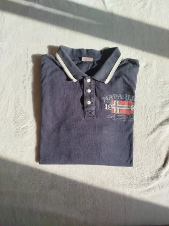 Polo manches longues vintage Napapijri taille XL