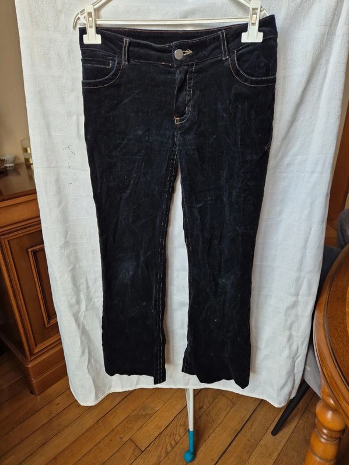 pantalon velours camaieu taille 42 - photo numéro 7