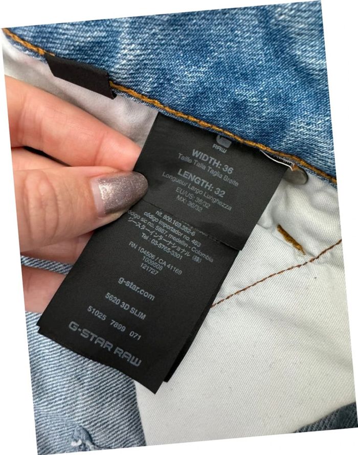 Jean G-Star Raw 5620 3D slim W36 L32 - photo numéro 4